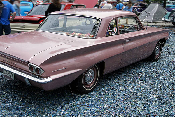 vintage pink car