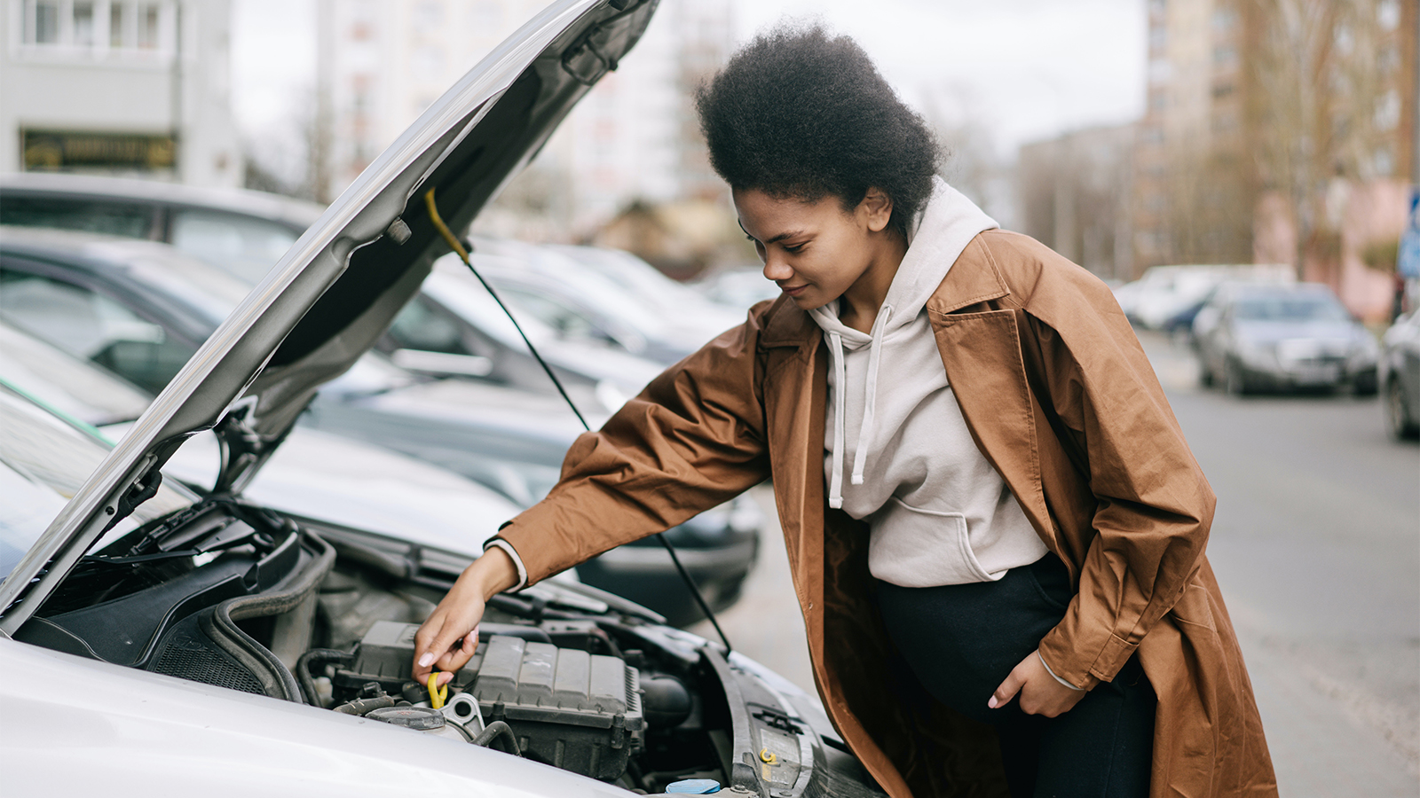 Checking Oil Checking Oil