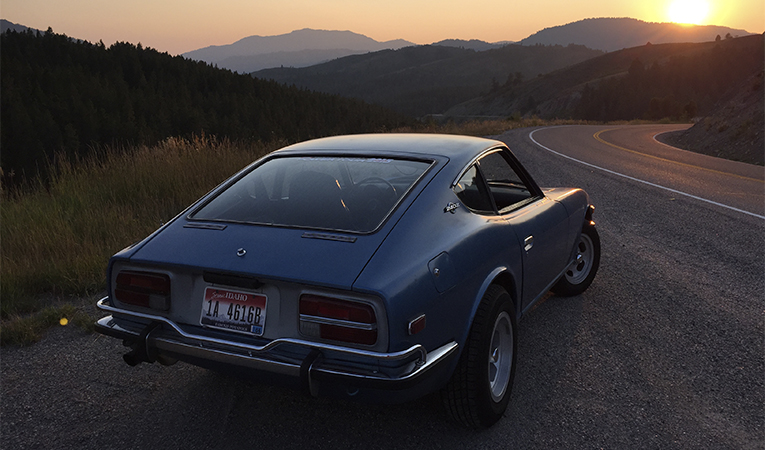 Datsun 240Z at sunset Datsun 240Z at sunset