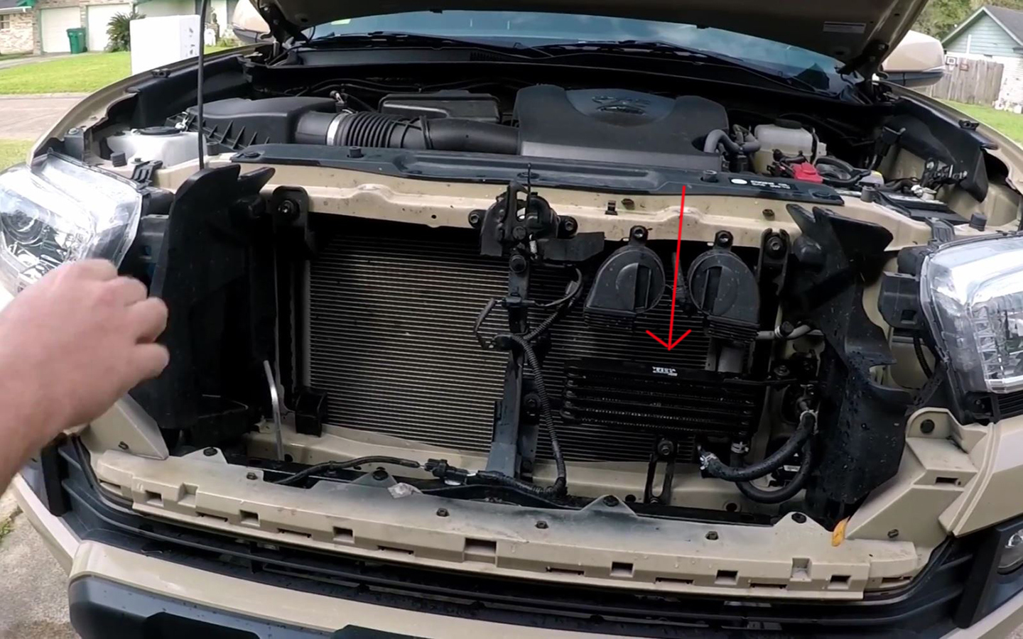 Tacoma transmission cooler Tacoma transmission cooler