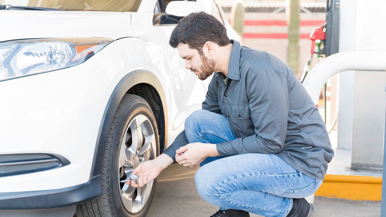 Checking Tire Pressure Checking Tire Pressure