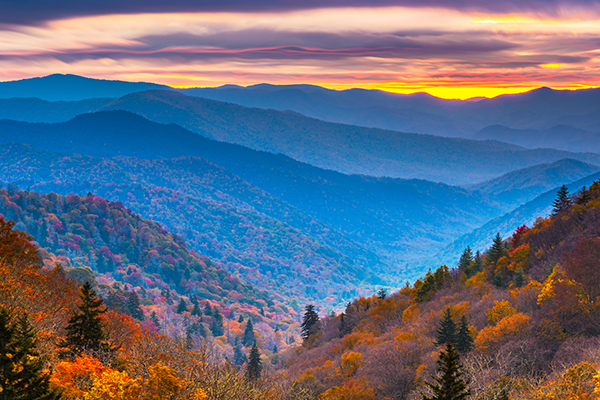 appalachian trail sunrise