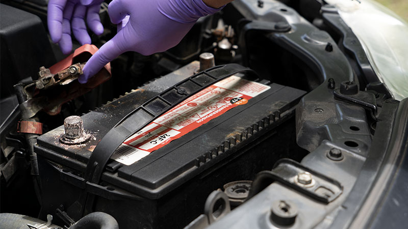 old battery removal