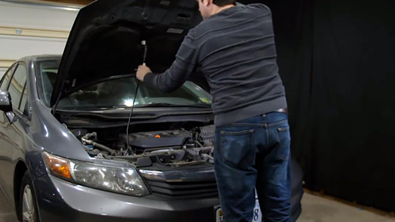 opening the hood