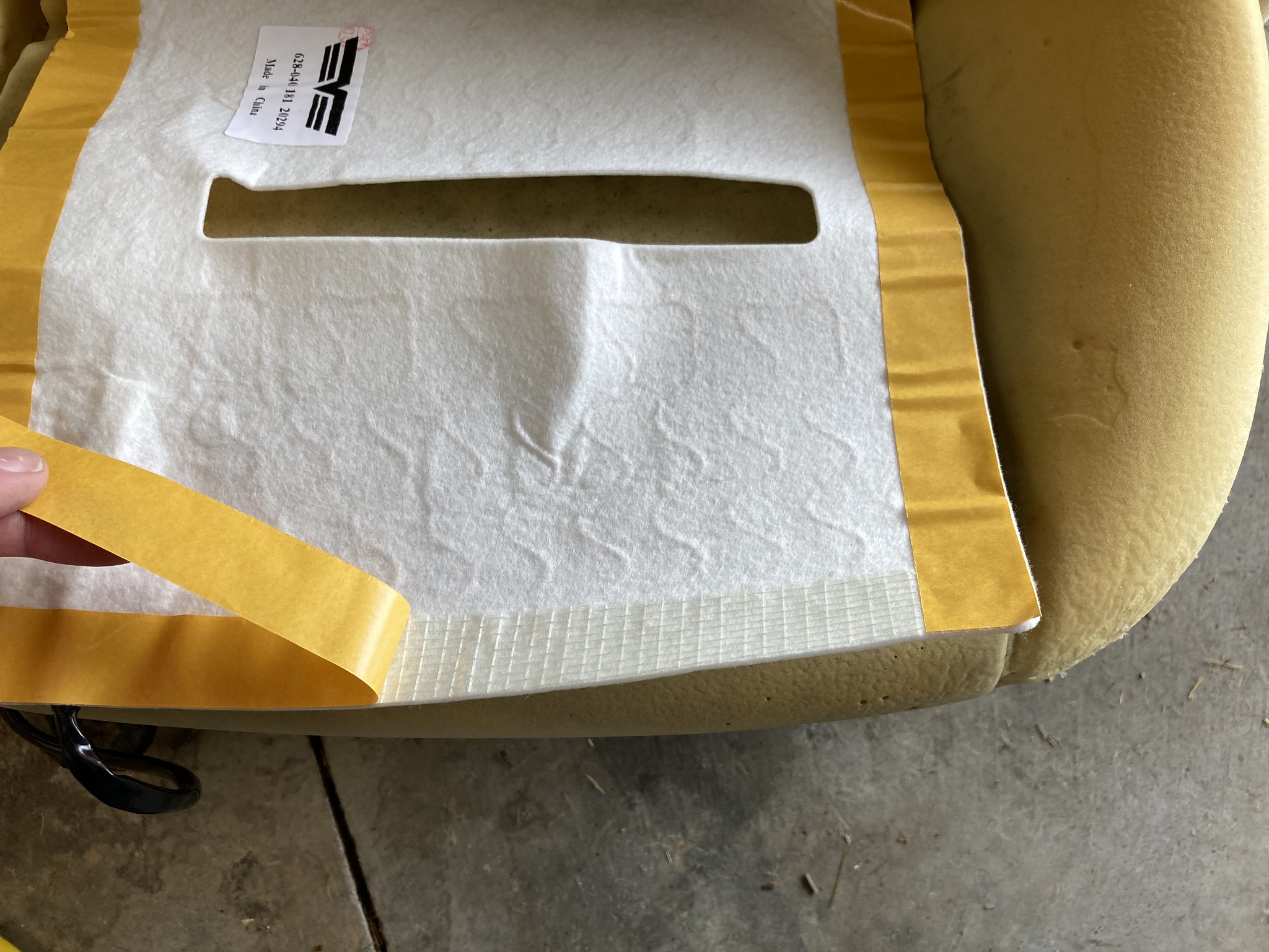 remove backing