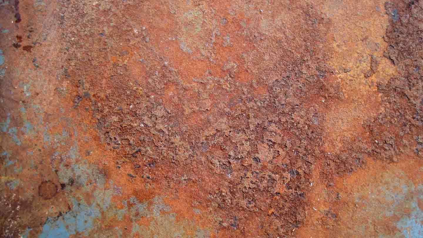 rusted wheel well