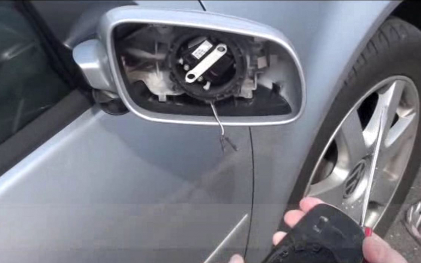 missing side mirror missing side mirror