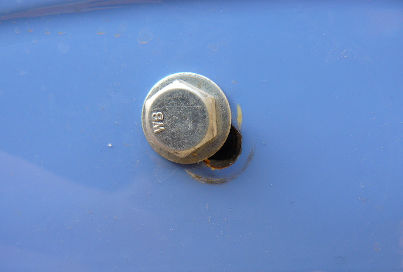 stripped bolt hole