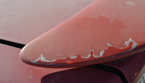 Clear coat peeling