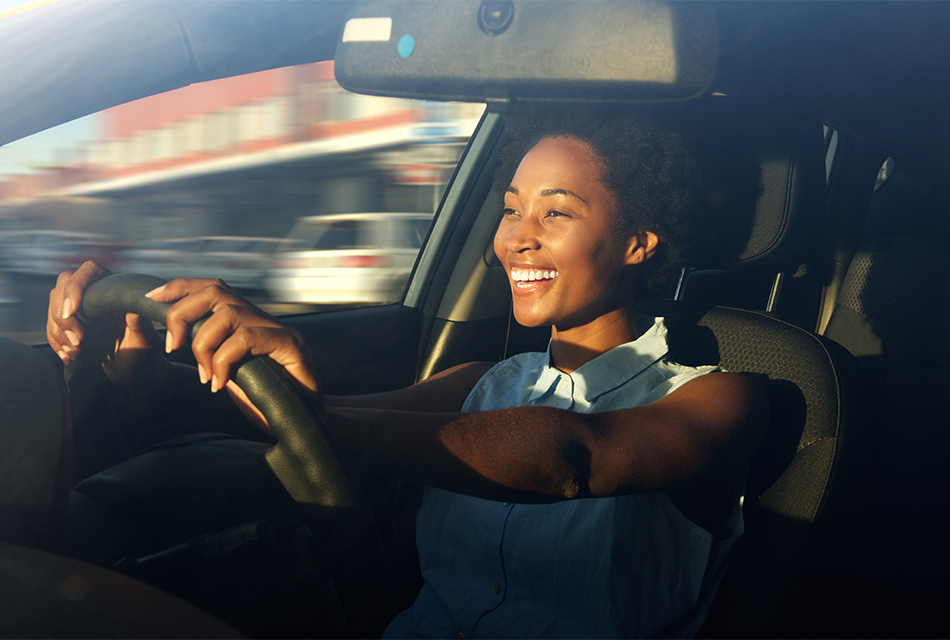 safe driver in traffic