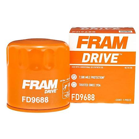 Spin-on Oil Filter: Ideal for Conventional Oil, Protection up to 7,500 miles