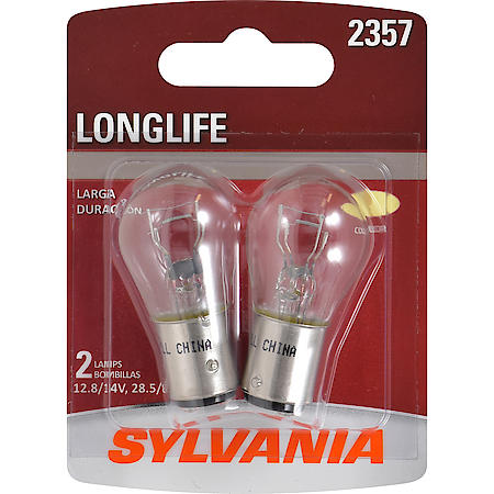 2357 Long Life: Mini Bulb, Standard Performance, 2 Pack