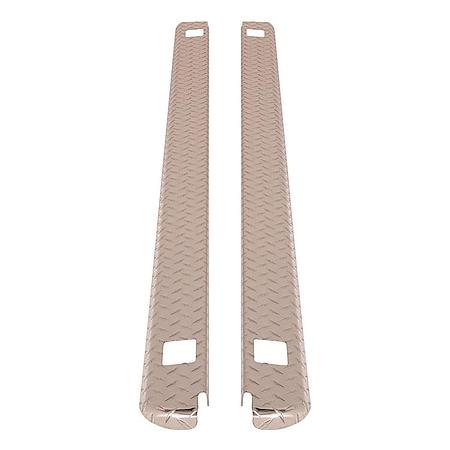 Covers Inside And Top Of Rail, Powder Coat, Brite Tread, Aluminum, Direct-Fit