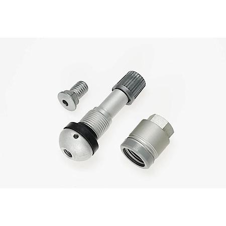 Silver Finish-Includes Valve, Plastic Cap, Core, Grommet, Shear Collar Hex Nut