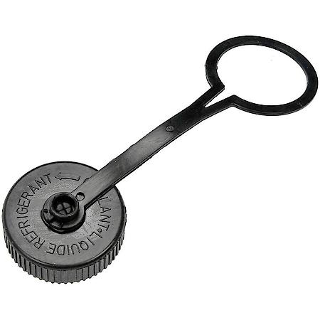 Engine Coolant Reservoir Cap: Flip Top, Plastic, 1 Pack