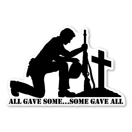 All Gave Some...Some Gave All Magnet: Car Magnet, 6.5" x 4.375, 1 Pack