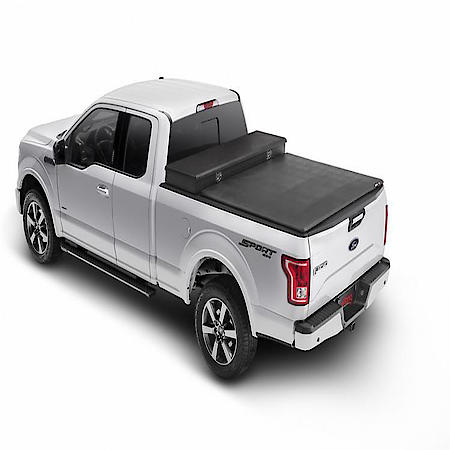 Tri-Fold, Works With 18-20 Inch Tool Boxes, Non-Lockable, Black, Vinyl