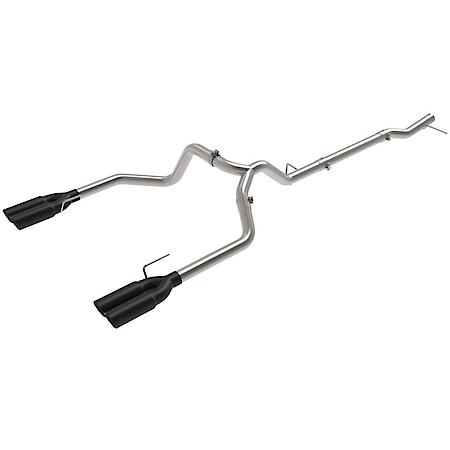 Vulcan Series 3" 304 Stainless Steel DPF-Back Exhaust System with Black Tip