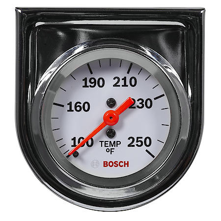 Style Line 2" Mechanical Water/Oil Temperature Gauge (White Face)