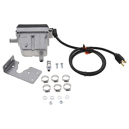 Circulation Heater, 1000W 120V 8.3A, 5/8 Inch Hose, 100-120F (38-49C) Regulating Thermostat
