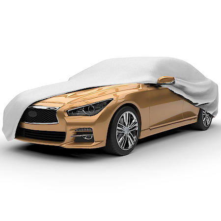Basic Car Cover, Indoor and Short-Term Outdoor Protection for Cars, Fits up to 157 in.