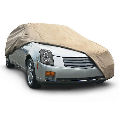 Rain Barrier Car Cover, Grey Size 4: Fits Cars up to 228 in. L, Outdoor Protection