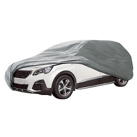 SUV Cover, Grey, Fits SUVs 15'-19', Breathable, Non-Abrasive, Dustproof