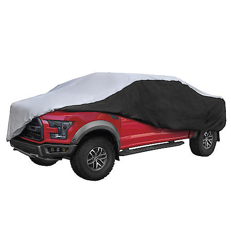 Premium Truck Cover: Silver/Black, Fits up to 20' 9" L, All Weather Protection