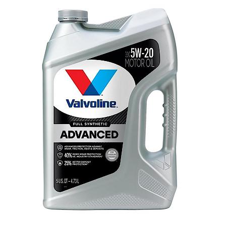 Advanced Full Synthetic 5W-20 Engine Oil: Maximizes Engine Life, 5 Quart