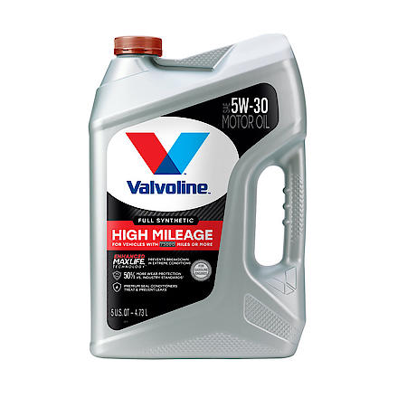 Full Synthetic High Mileage with MaxLife Technology 5W-30 Engine Oil: Maximizes Engine Life, 5 Quart