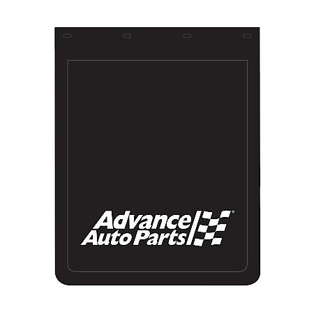 Rubber Mud Flap, 24" x 30" x 5/16", Black, with "ADVANCE AUTO PARTS" Logo, Made in USA