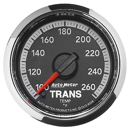 GAUGE; TRANS TEMP; 2 1/16in.; 100-260deg.F; STEPPER MOTOR; RAM GEN 4 FACT. MATCH