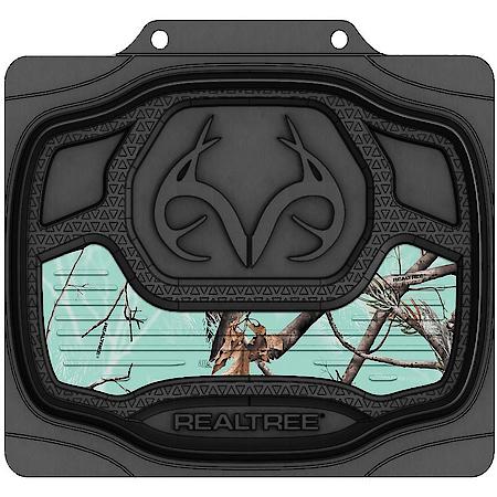 Floor Mats: Cool Mint Camouflage, Rubber, Heavy Duty, Trim To Fit, 1 Pack