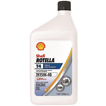 Rotella« T4 Triple Protection« 15W-40 Conventional Heavy Duty Diesel Engine Oil, 1 Quart