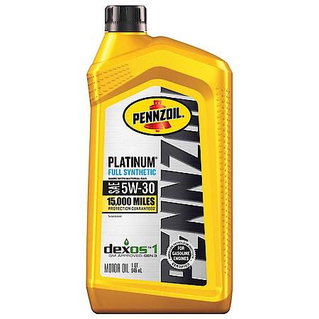 Platinum 5W-30 Full Synthetic Motor Oil, 1 Quart