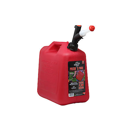 Press N' Pour 5+ Gallon Gas Can