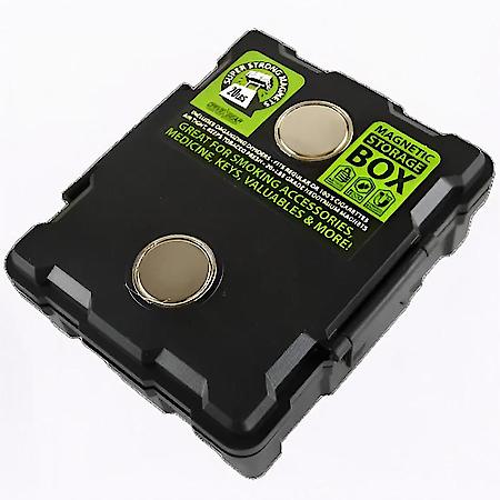 Magnetic Storage Box: Air Tight Storage Container, Black Lock Box