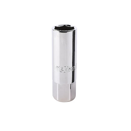 3/8" Drive Spark Plug Socket with Rubber Insert for Easy Installation