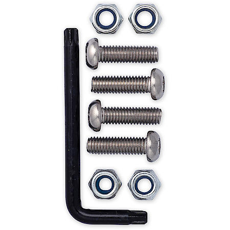 Metric Star Pin License Plate Locking Fasteners, Stainless