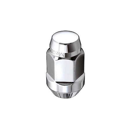 Chrome Bulge Cone Seat Style Lug Nut Set (M12 x 1.5 Thread Size) - Set of 4 Lug Nuts