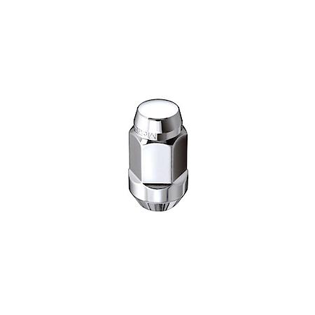 Chrome Bulge Cone Seat Style Lug Nut Set (M14 X 1.5 Thread Size) - Set of 4 Lug Nuts