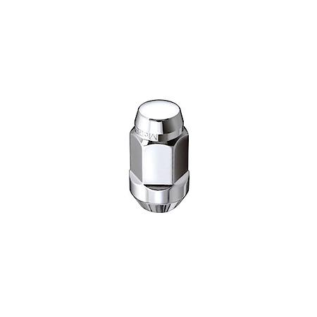 Chrome Bulge Cone Seat Style Lug Nut Set (M14 x 1.5 Thread Size) - Set of 4 Lug Nuts