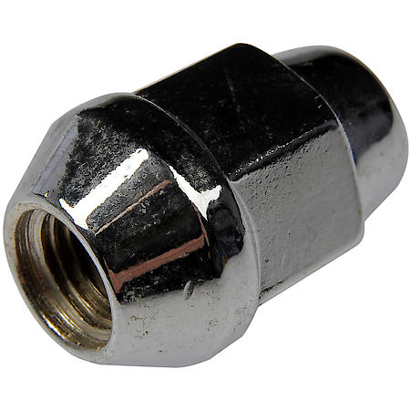 Wheel Lug Nut: M12-1.50 Thread, Conical 60, Bulge Acorn, 1.382" Length, Chrome (sold by each)