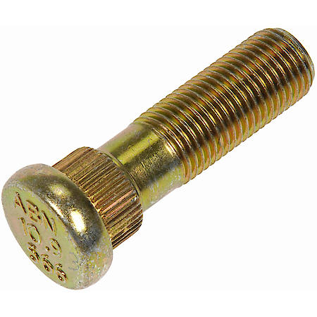 Wheel Stud: Serrated, M12-1.25 Thread Size, Right Hand Thread (sold by each)