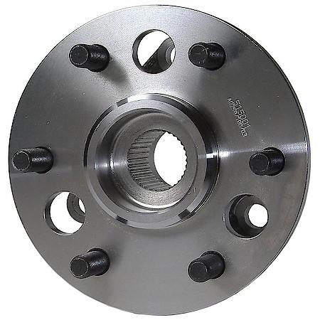 Wheel Bearing and Hub Assembly: Front, 6 Studs