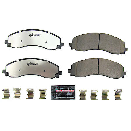 Z36 Truck and SUV Carbon-Fiber Ceramic Brake Pads with Hardware Kit - Front
