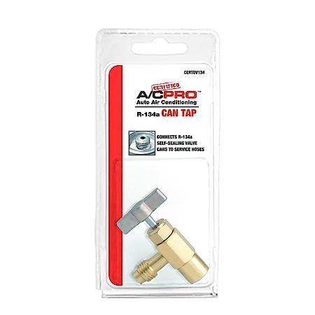 Certified A/C Pro Auto Air Conditioning R-134a Can Tap