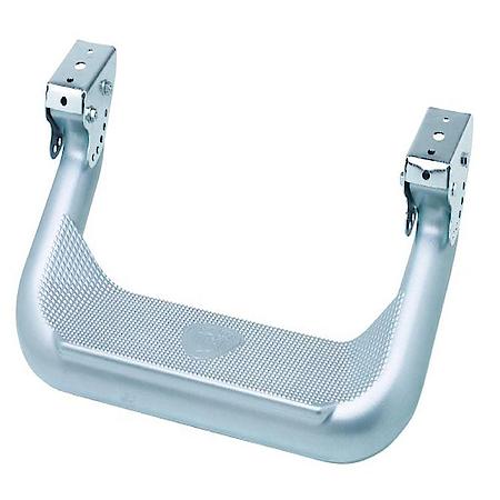 Truck Step, Cab Mount; Multi-Fit; Set Of 2; Flat Step; Non-Extendable; Polished Aluminum