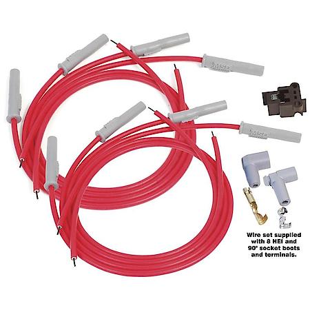 Wire Set; Super Conductor; 8-cyl. Multi-Angle Plug; Socket/HEI