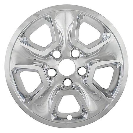 Wheel Cover, Imposter, Fits OE Wheel, 17 Inch, 5 Spoke, Chrome Plated, Plastic, Set Of 4